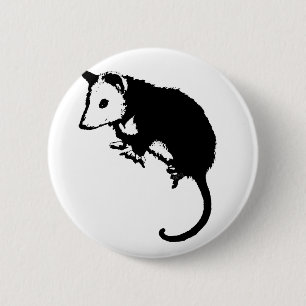 Awesome Possum Opossum 2 Inch Round Button