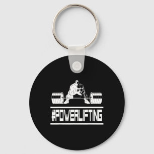Awesome #powerlifting For Gym Rats And Powerlifter Keychain