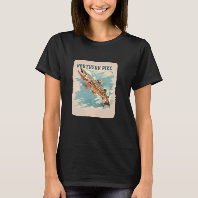 Awesome predatory Fish Costume for fishing Lovers T-Shirt (Front)