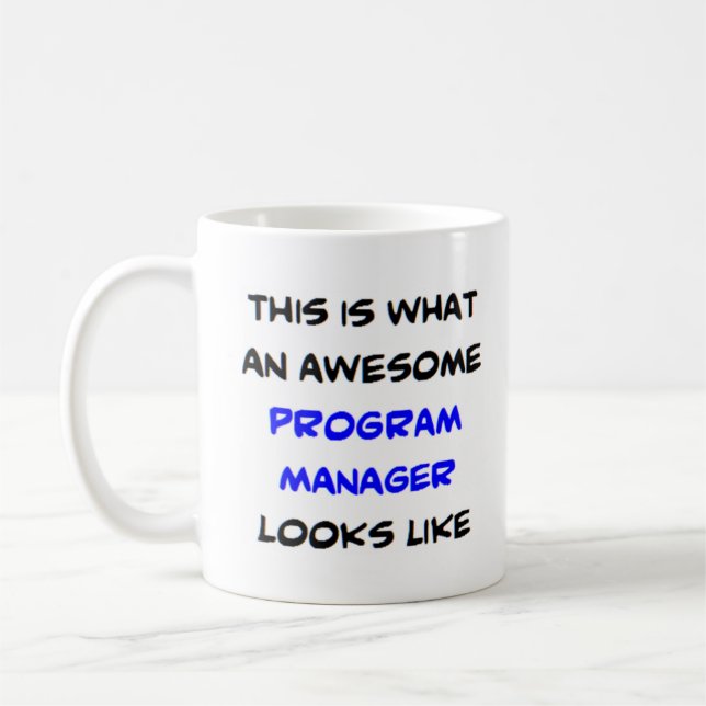 awesome program manager coffee mug (Left)