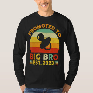 Awesome Promoted To Big Brother 2023 Big Bro 2023 T-Shirt