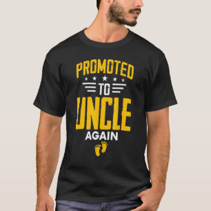 Awesome Promoted To Uncle Again Leveling Up To Unc T-Shirt