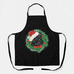 Awesome Pug Christmas Shirt Apron