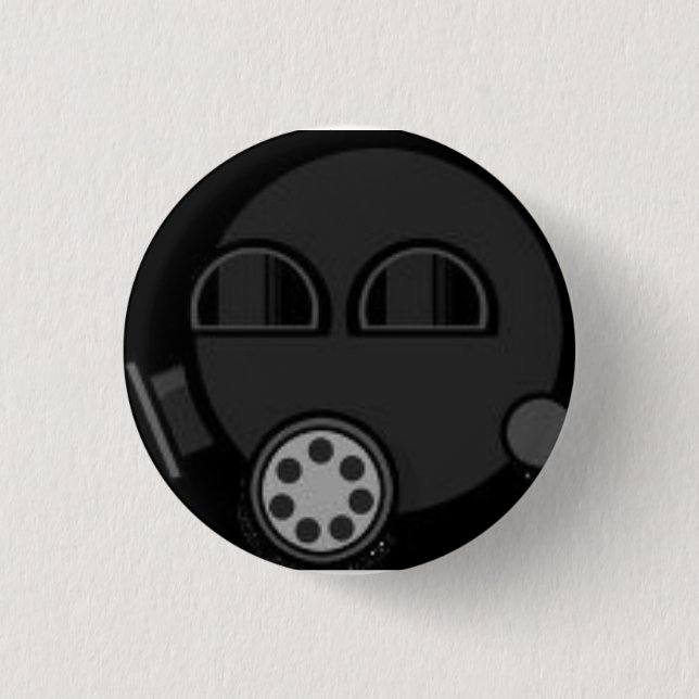 Awesome Pyro. 1 Inch Round Button (Front)