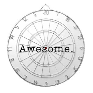 Awesome Quote Template Blank  black white Dartboard