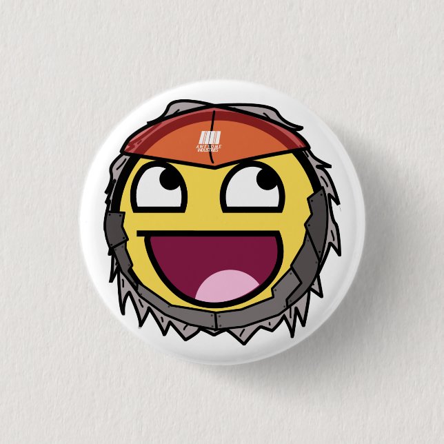 awesome Raiden 1 Inch Round Button (Front)