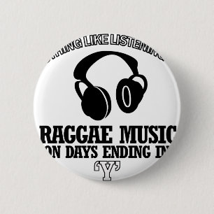 awesome Reggae music designs 2 Inch Round Button