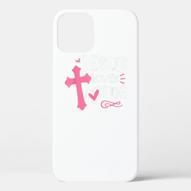Awesome Religious Jesus'S Love Jesus Loves Me Chri Case-Mate iPhone Case (Back)