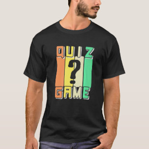 Awesome Retro Vintage QUIZ GAME Designs Present T-Shirt