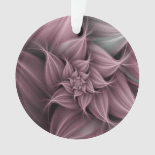 Awesome Rose Flower Fractal  Ornament
