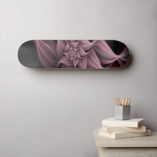 Awesome Rose Flower Fractal  Skateboard