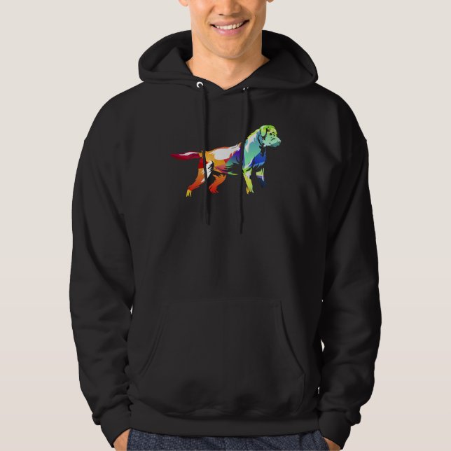 Awesome Rottweiler Dog Hoodie (Front)