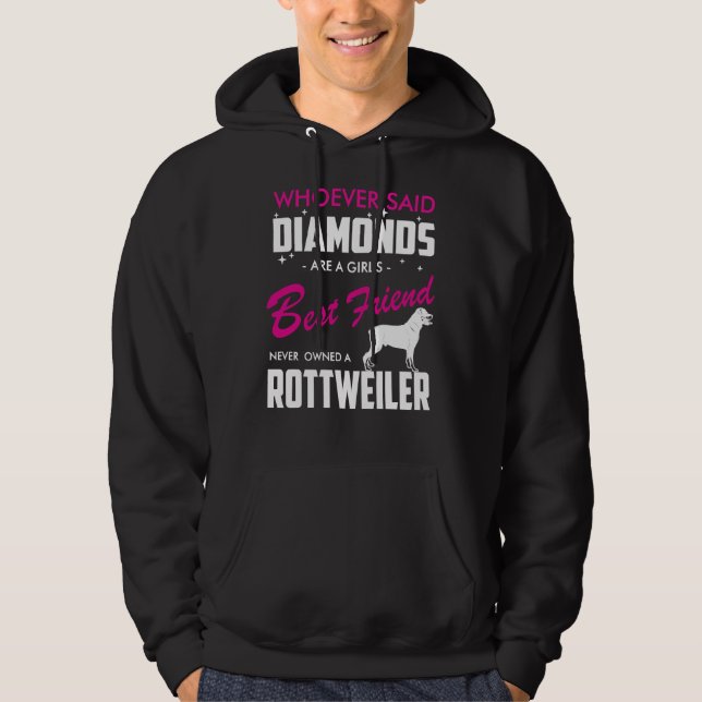 Awesome Rottweiler Hoodie (Front)
