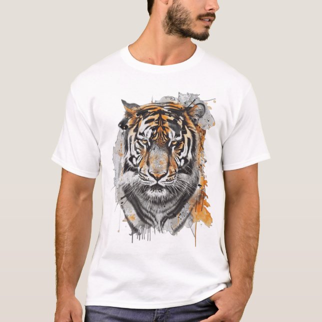 Awesome Royal bengal tiger  T-Shirt (Front)