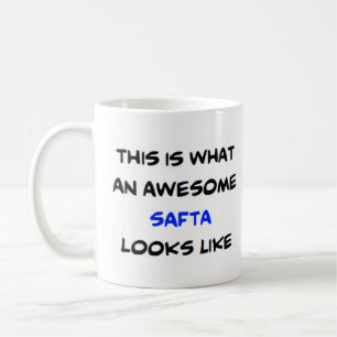 awesome safta coffee mug
