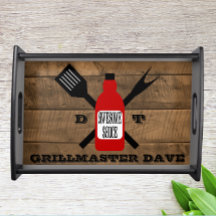 Awesome Sauce Barn Wood Personalized Grill