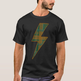 Awesome SCOTTISH TARTAN CAMO Lightning Bolt T-Shirt
