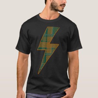 Awesome SCOTTISH TARTAN CAMO Lightning Bolt T-Shirt