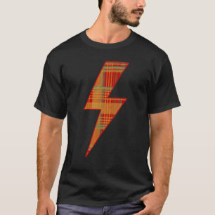 Awesome SCOTTISH TARTAN Lightning Bolt T-Shirt