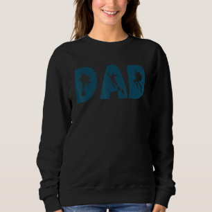 Awesome Scuba Diving Dad Retro Vintage Scuba Diver Sweatshirt
