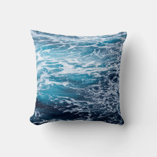 Awesome Sea Waves Best gift for sea lovers Throw Pillow