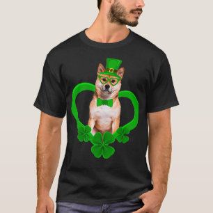 Awesome Shiba Inu Saint Patrick's Day Dog Dad Mom T-Shirt