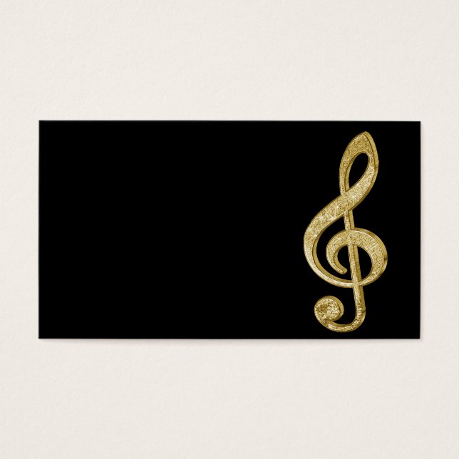 Awesome shining gold bar effects treble clef music (Front)