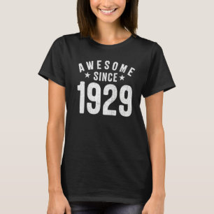 Awesome Since 1929 Grandma Grandpa 94th Birthday P T-Shirt
