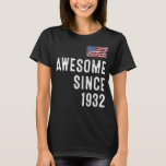 awesome since 1933, 90th birthday T-Shirt<br><div class="desc">awesome since 1933,  90th birthday</div>