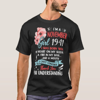 Awesome Since 1941 81st Birthday I'm A November Gi T-Shirt