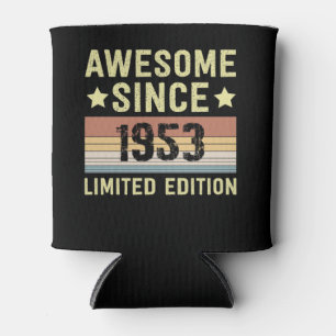 Awesome Since 1953 Retro 69 Years Old Birthday Can Cooler
