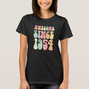 Awesome Since 1954 Birthday 68 Years Old Women Me T-Shirt