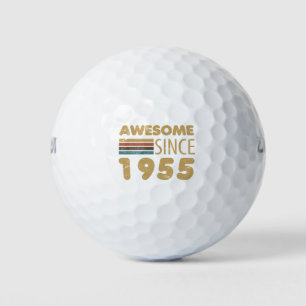 Awesome Since 1955 70th Birthday Golf Balls