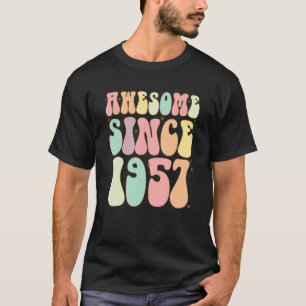 Awesome Since 1957 Birthday 65 Years Old Women M T-Shirt