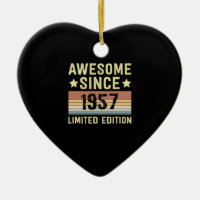 Awesome Since 1957 Retro 65 Years Old Birthday