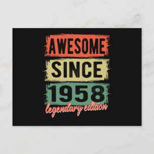 Awesome Since 1958 Postcard