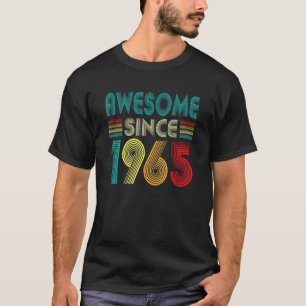 Awesome Since 1965 57th Birthday  57 Years Old Vin T-Shirt
