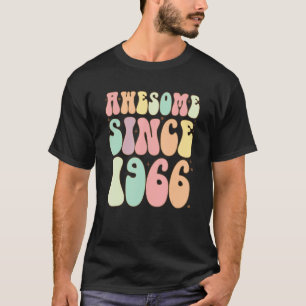 Awesome Since 1966 Birthday 56 Years Old Women M T-Shirt
