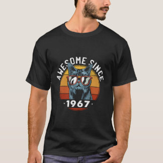 Awesome Since 1967 56 Yr Old 56Th Cat T-Shirt