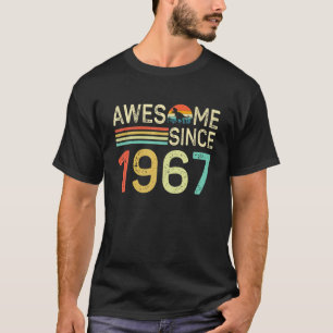 Awesome Since 1967 Vintage 55Th Birthday Gifts 55 T-Shirt