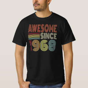 Awesome Since 1968 Retro Born In 1968 Birthday T-Shirt