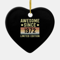 Awesome Since 1972 Birthday