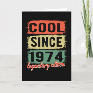 Awesome Since 1974 Birthday Gift Card
