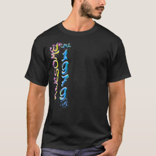 Awesome since 1979 Graffiti Motif T-Shirt