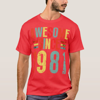 Awesome Since 1981 5 T-Shirt