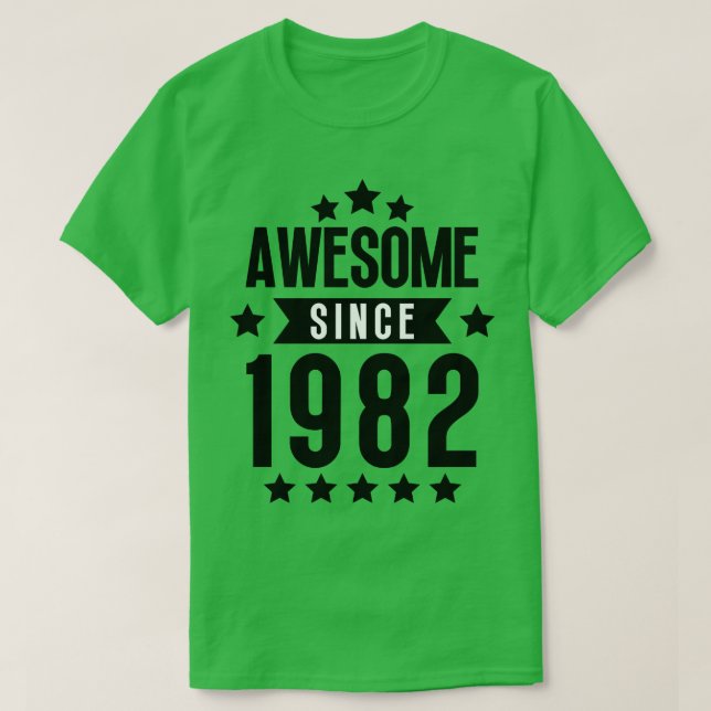Awesome Since 1982 14 T-Shirt (Design Front)