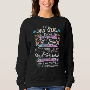 Awesome Since 1982 40th Birthday I'm A July Girl 1 Sweatshirt