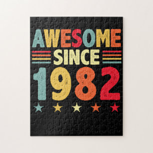 Awesome Since 1982 Jigsaw Puzzle