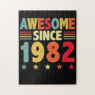 Awesome Since 1982 Jigsaw Puzzle