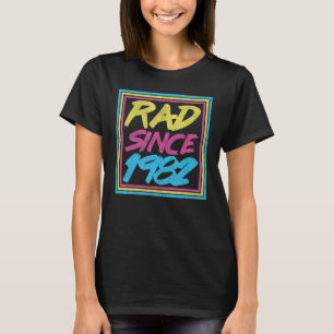 Awesome Since 1982 Rad 80s Retro 41st Birthday T-Shirt